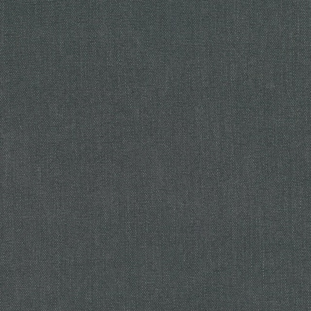 Close-up of cool steel-grey fabric with a fine, densely woven texture