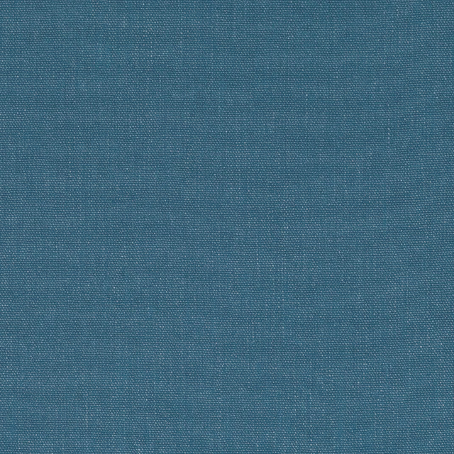 Close-up of muted blue-teal Soho fabric with a fine, even woven texture