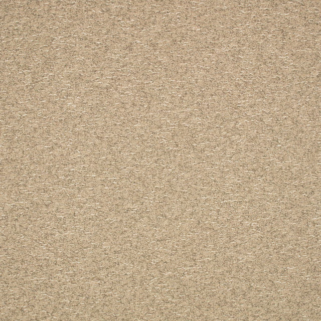 Warm taupe-beige Spiral Tuffet fabric with dense, softly nubby textured weave