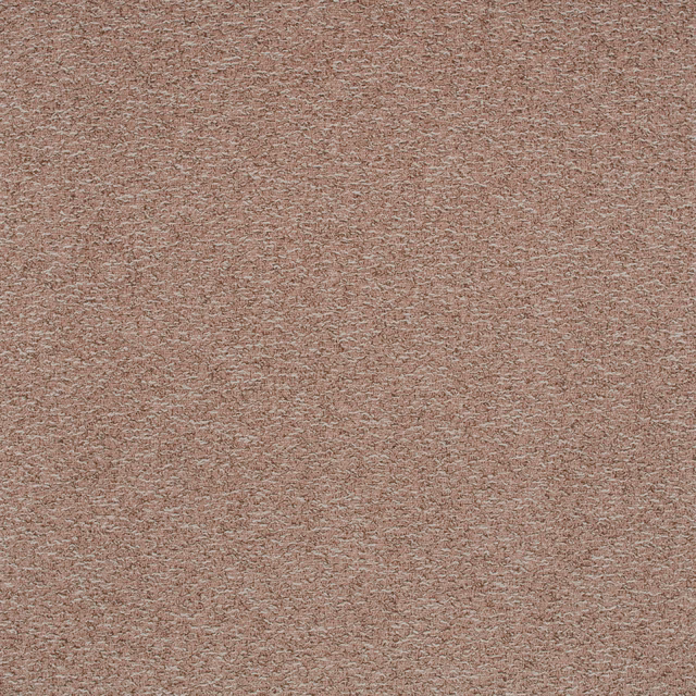 Close-up of dusty vintage rose fabric with fine taupe-flecked woven texture