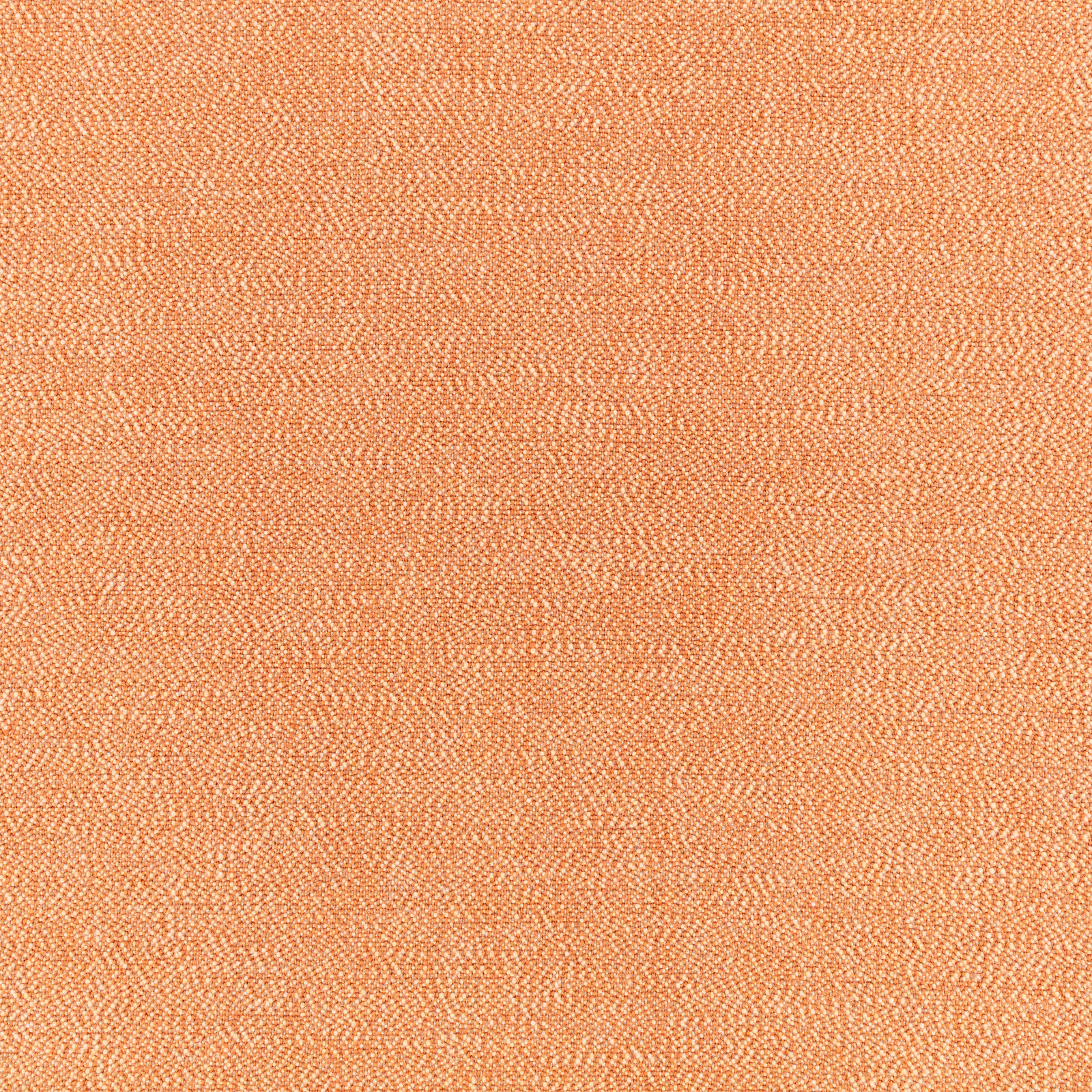 Warm tangerine orange textile with a fine pale-flecked woven texture