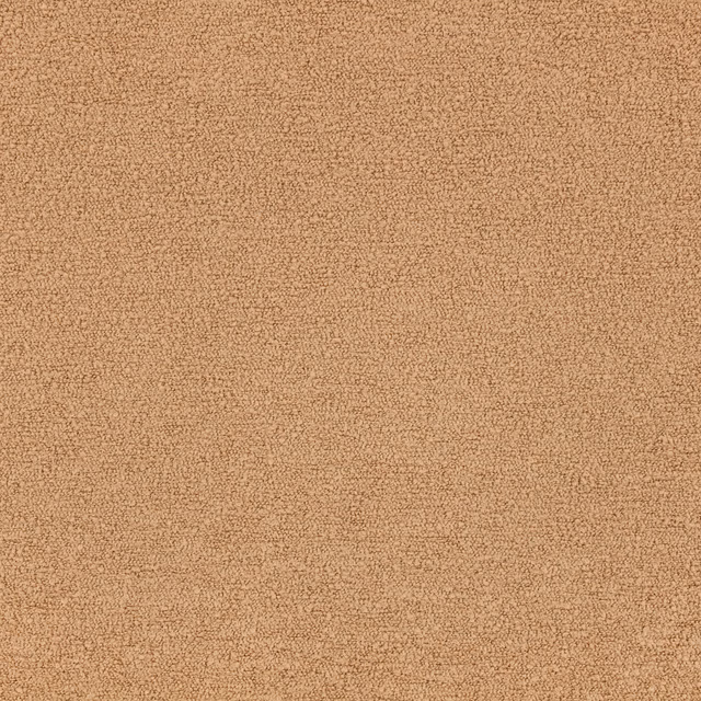 Warm chai-tan teddy-textured fabric with fine, softly mottled loops