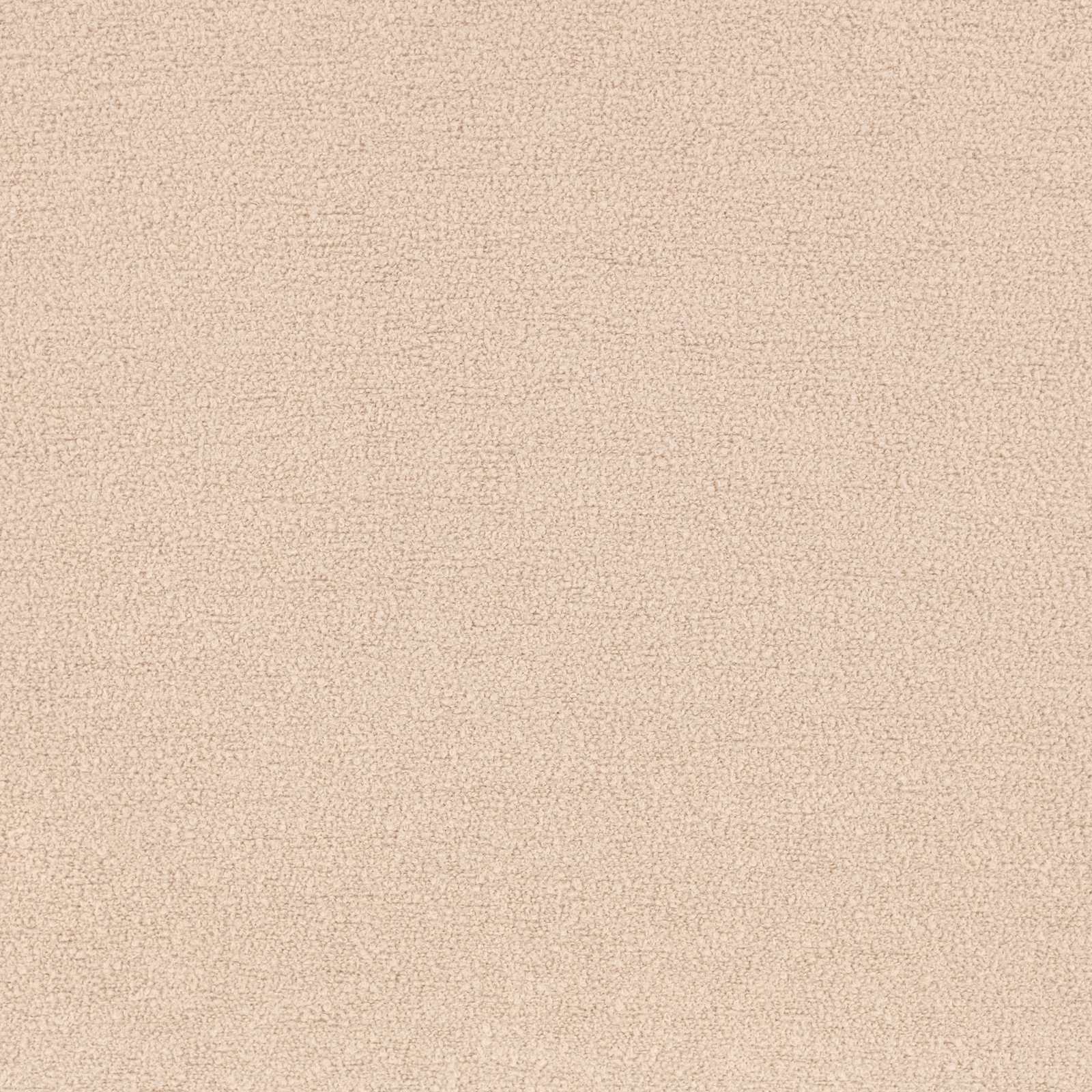 Warm nude-beige teddy upholstery with a fine, softly nubby bouclé texture