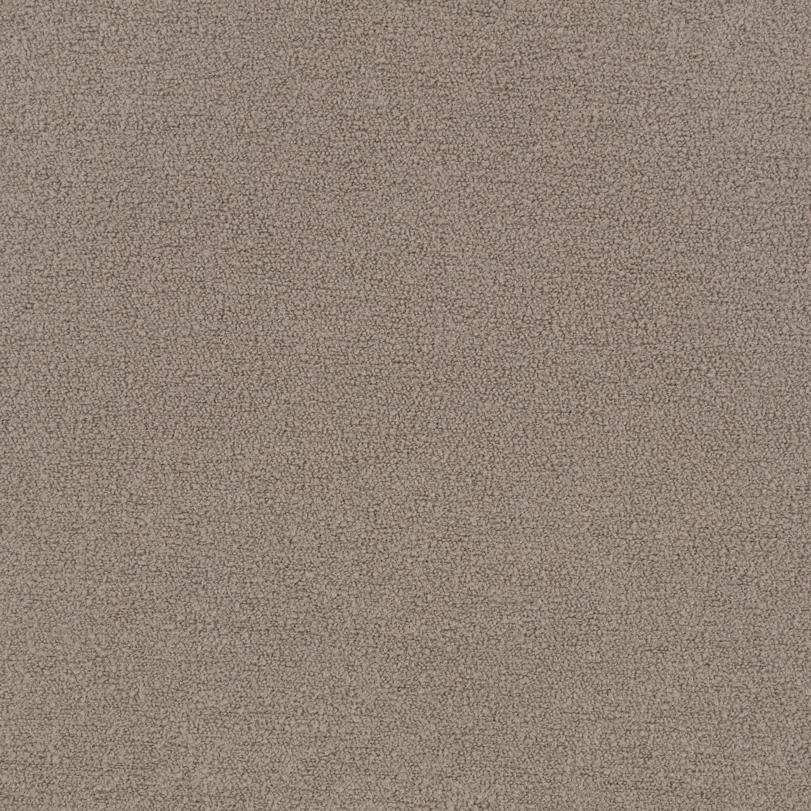 Warm taupe-grey Teddy fabric with a dense, fine irregular woven texture
