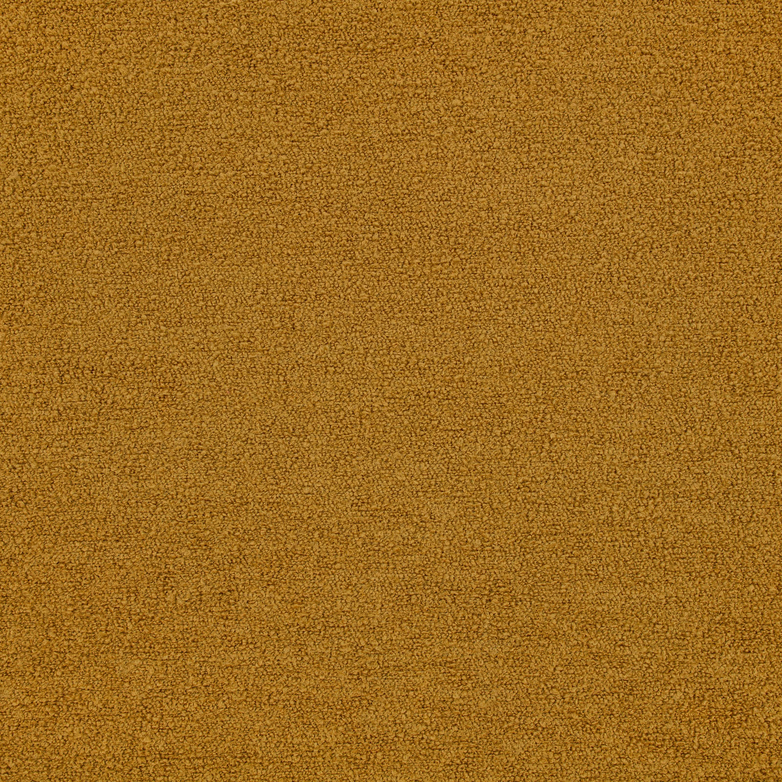 Close-up of warm tobacco-brown fabric with dense nubby texture and golden flecks