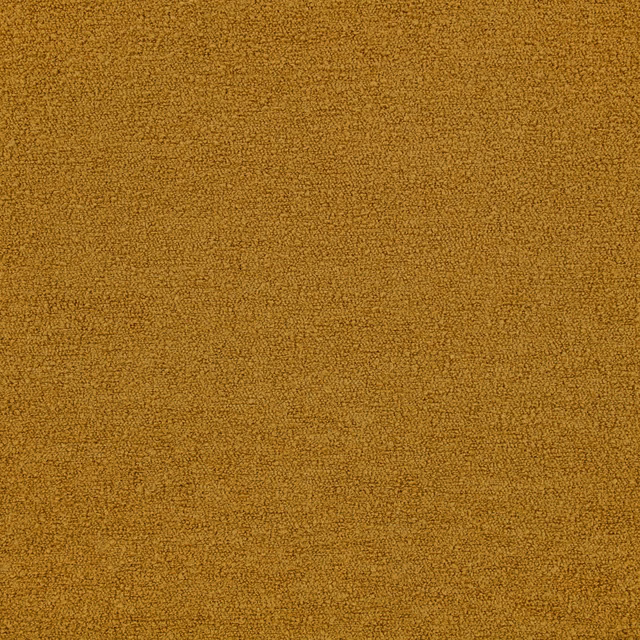 Close-up of warm tobacco-brown fabric with dense nubby texture and golden flecks
