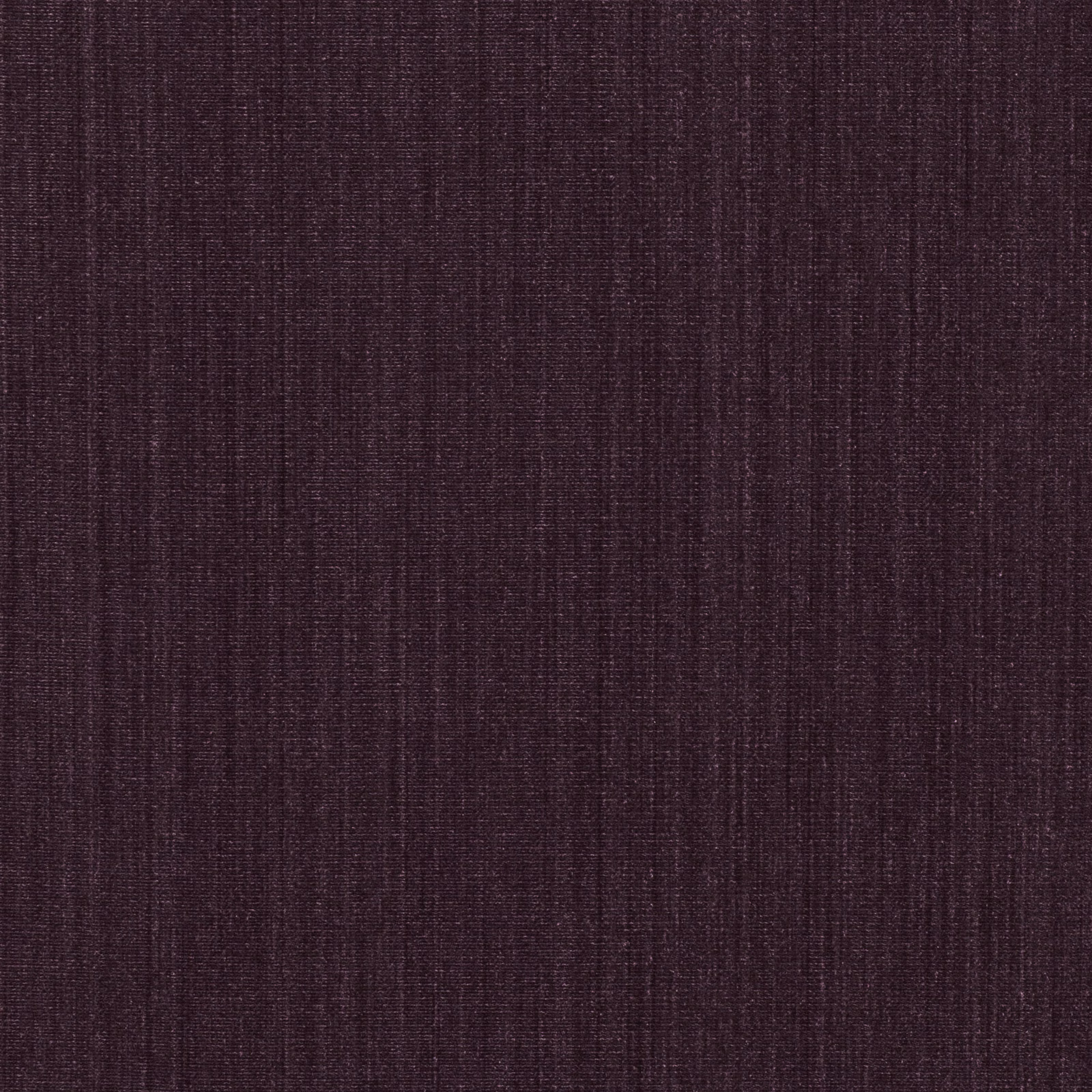 Dark amethyst woven fabric with fine irregular vertical striations and subtle tonal depth