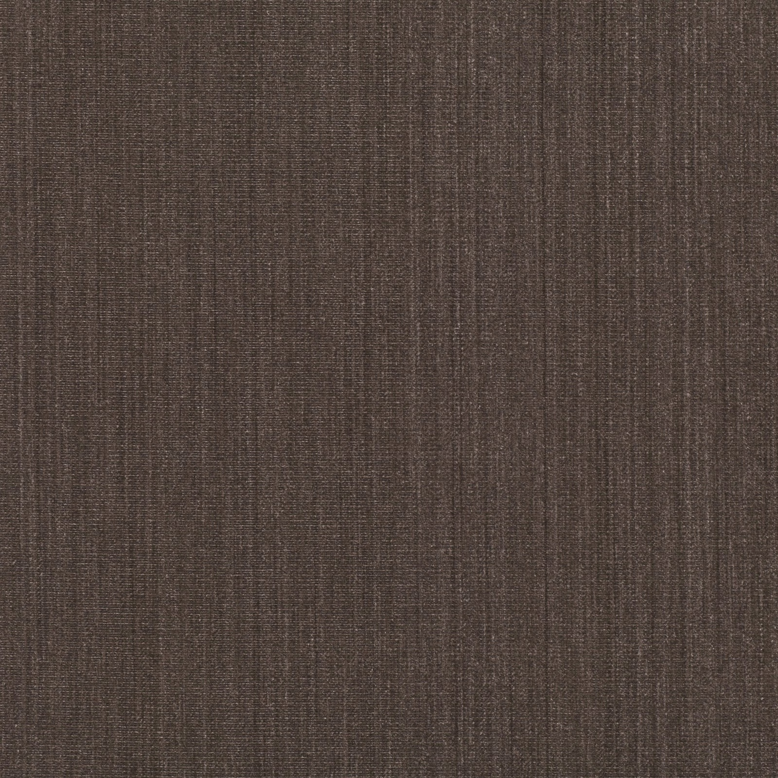 Deep cacao-brown woven fabric with fine vertical striations and subtle tonal texture