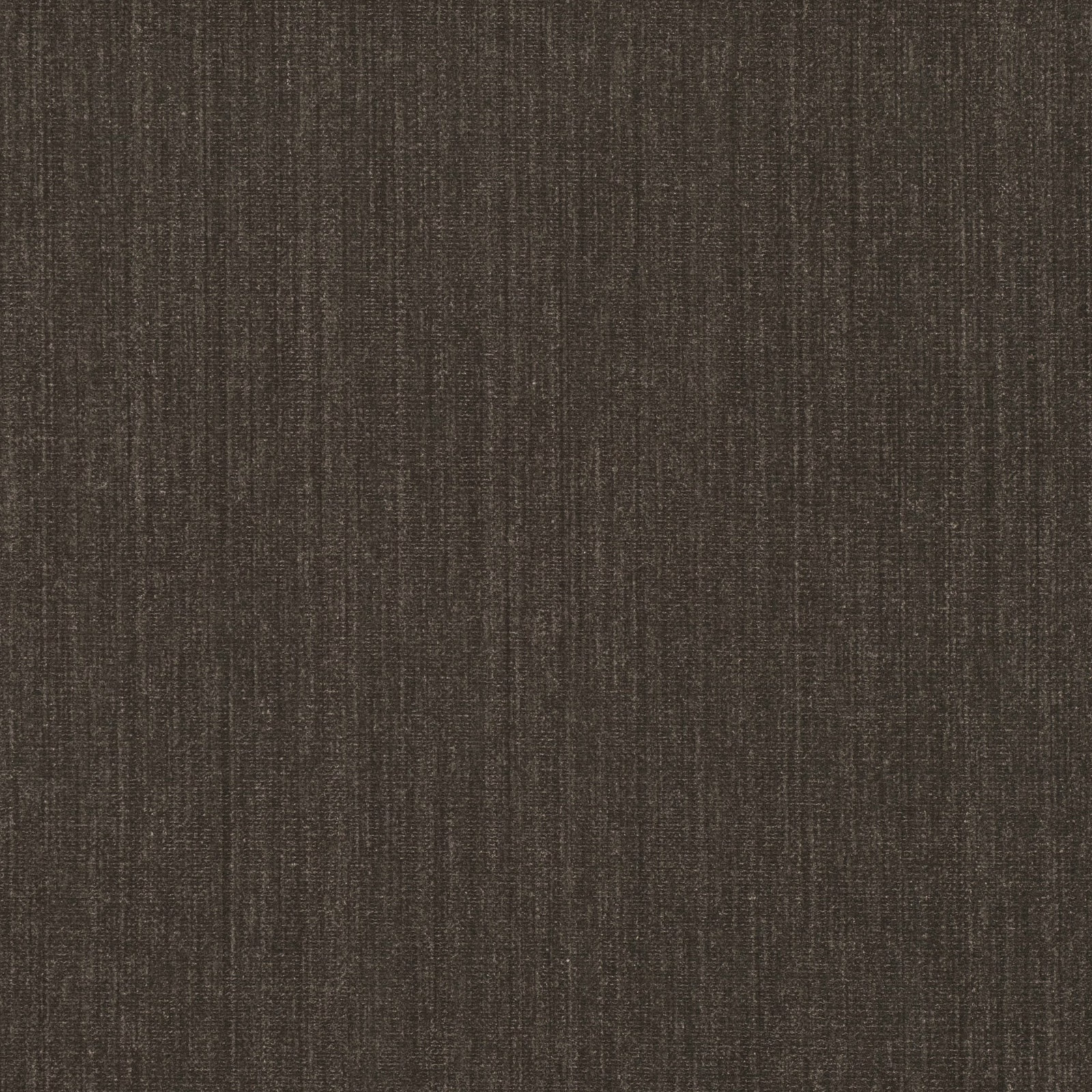 Deep espresso-brown fabric swatch with a fine, vertically striated woven texture