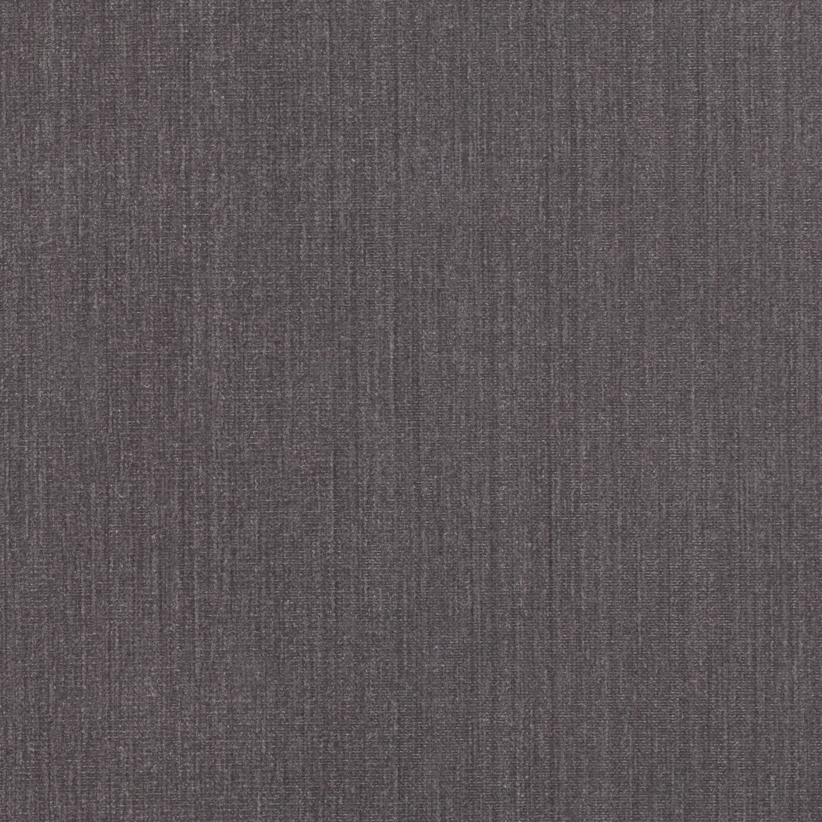 Muted grape-grey fabric with fine vertical striations and a dry woven surface