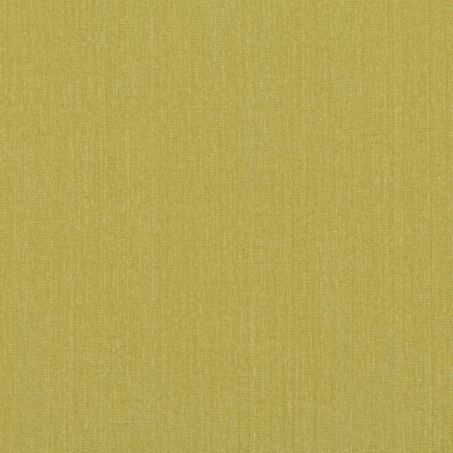 Muted chartreuse-yellow woven swatch with fine vertical striations and softly varied texture