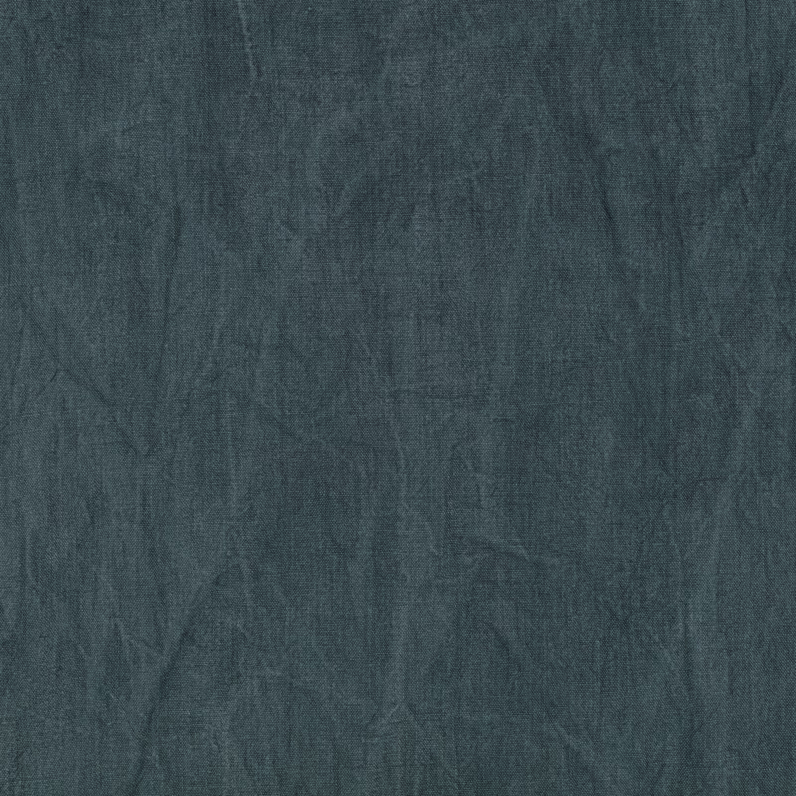 Deep balsam blue-green textile with subtle vertical striations and cloudy tonal texture