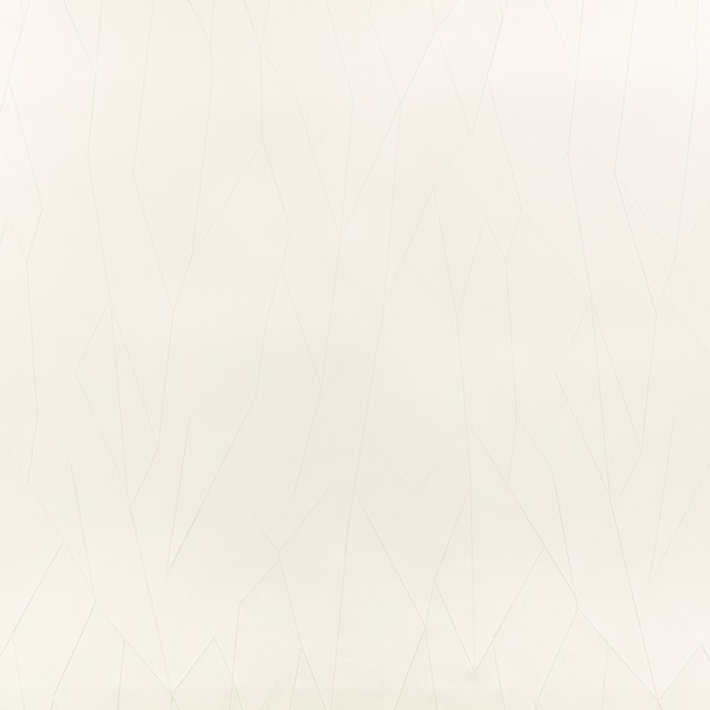 Warm ivory fabric with faint angular branching lines and a smooth woven surface