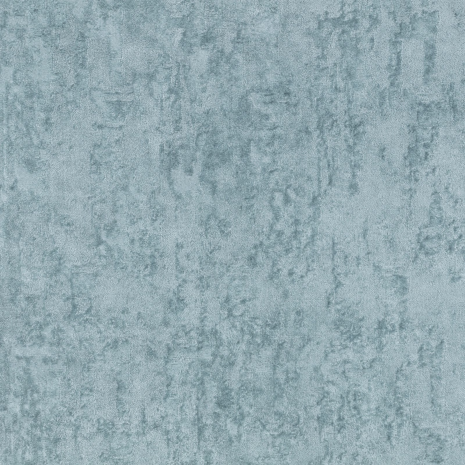 Pale balsam blue-green fabric with mottled cloudy texture and vertical tonal marks