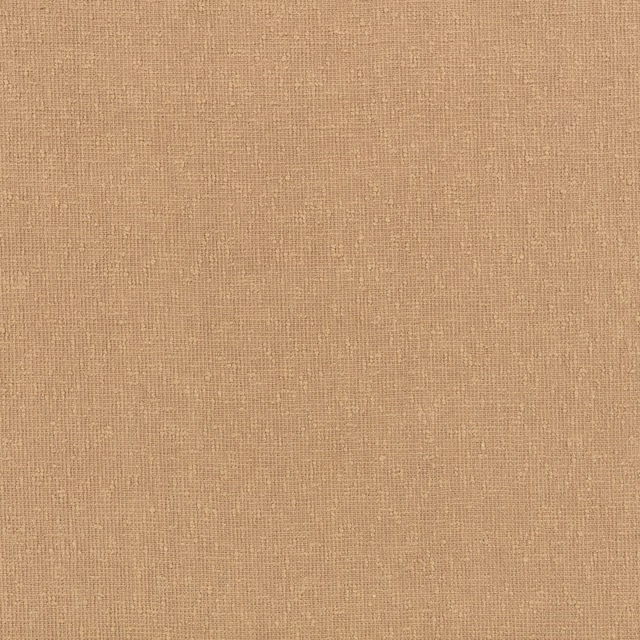 Warm camel-beige woven swatch with fine vertical ribbing and subtle tonal flecks