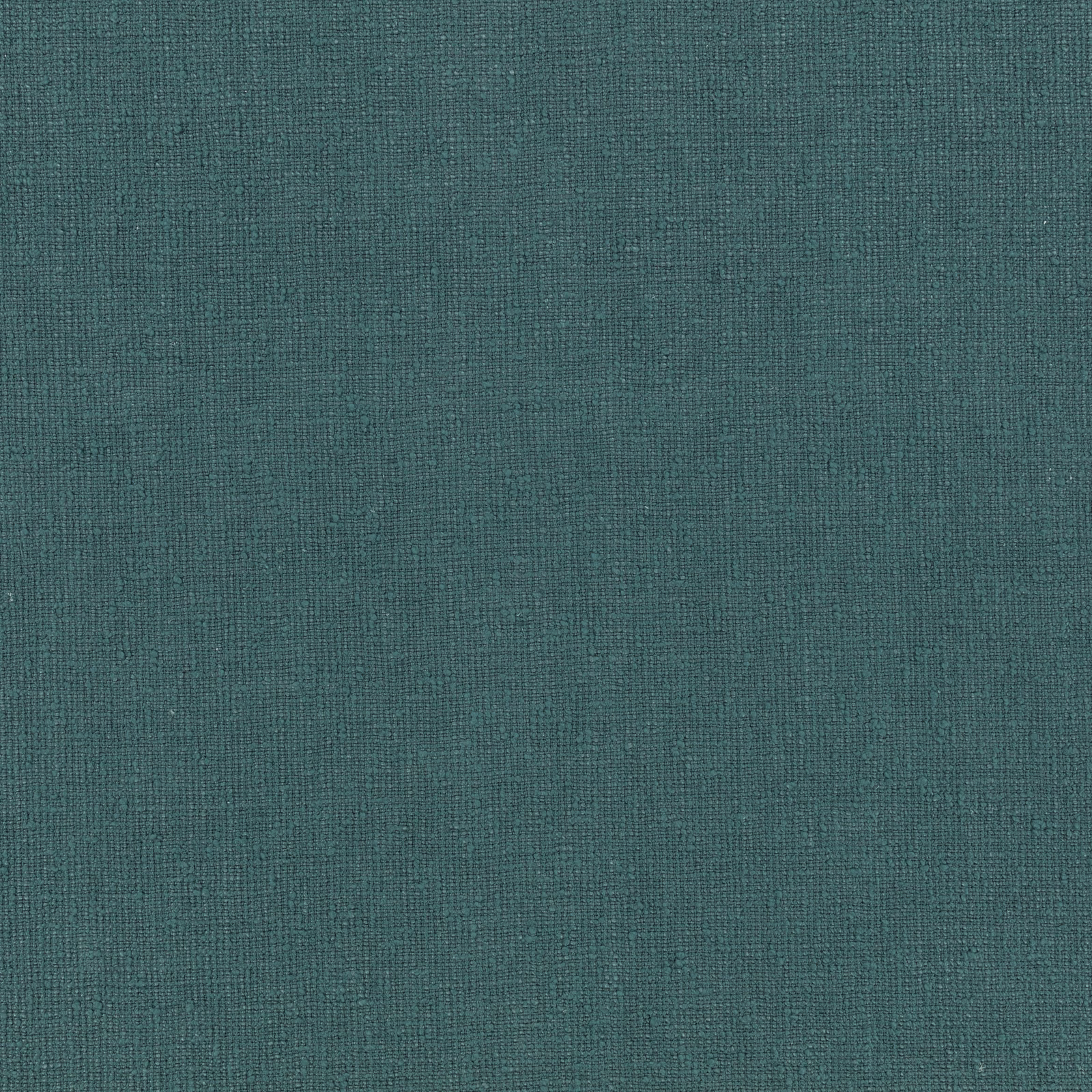 Deep mallard teal fabric with a fine crosshatched plain weave and subtle tonal texture