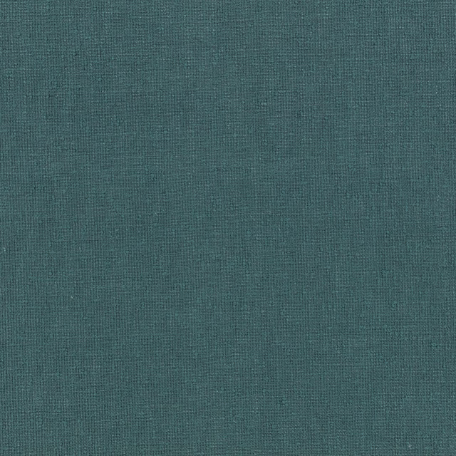 Deep mallard teal fabric with a fine crosshatched plain weave and subtle tonal texture