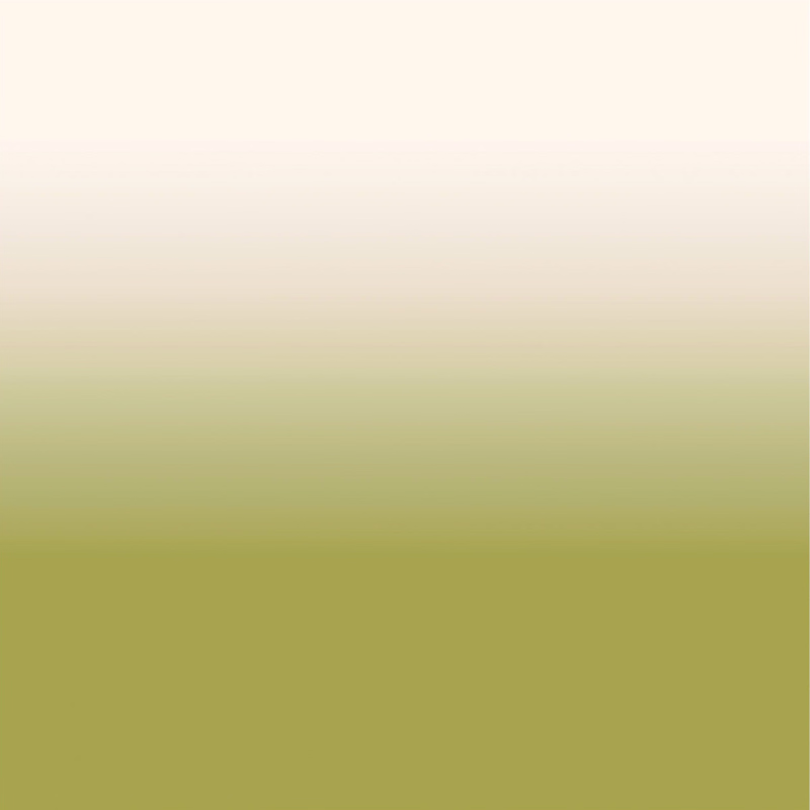 Ivory fading through pale sage into a muted olive-green fabric swatch