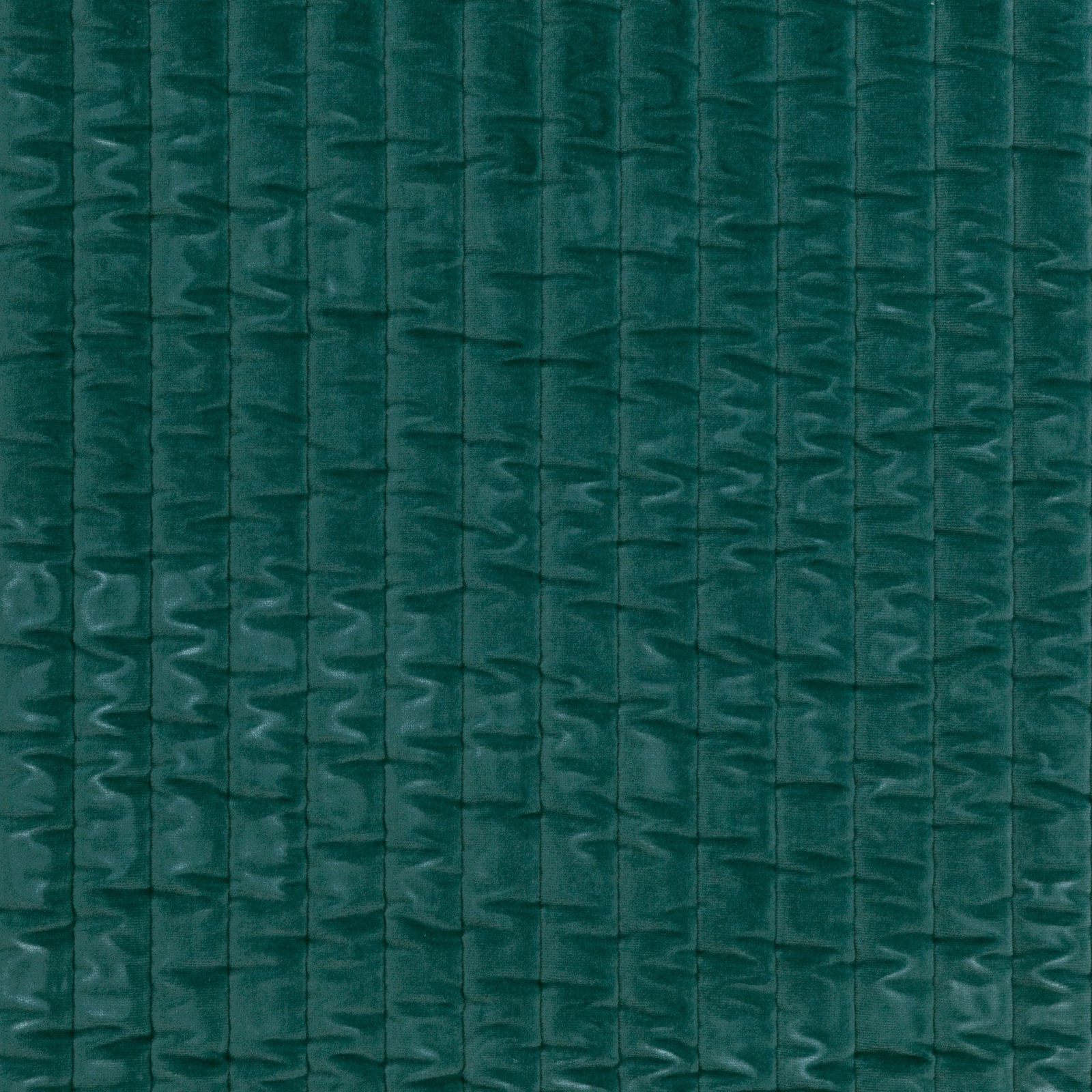 Deep peacock teal jumbo cord with vertical ribs and shifting surface highlights