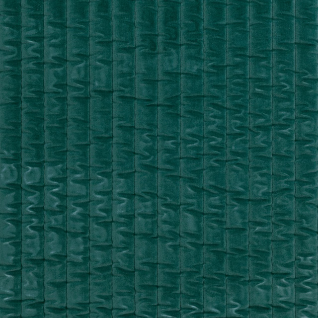 Deep peacock teal jumbo cord with vertical ribs and shifting surface highlights