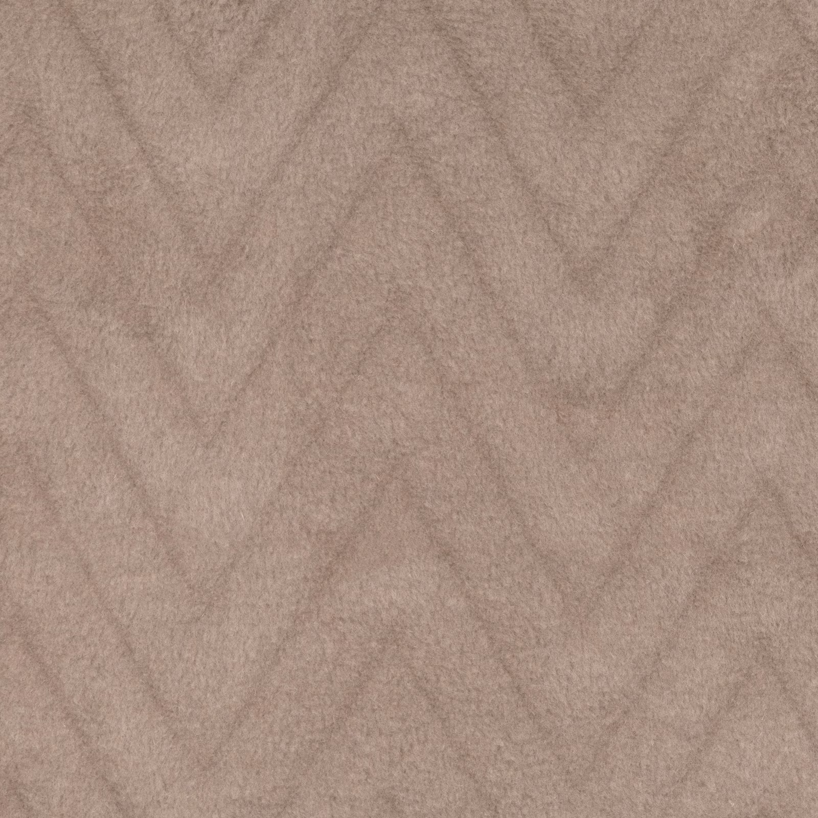 Warm buff-taupe fabric with a brushed surface and subtle angular tonal zigzag pattern