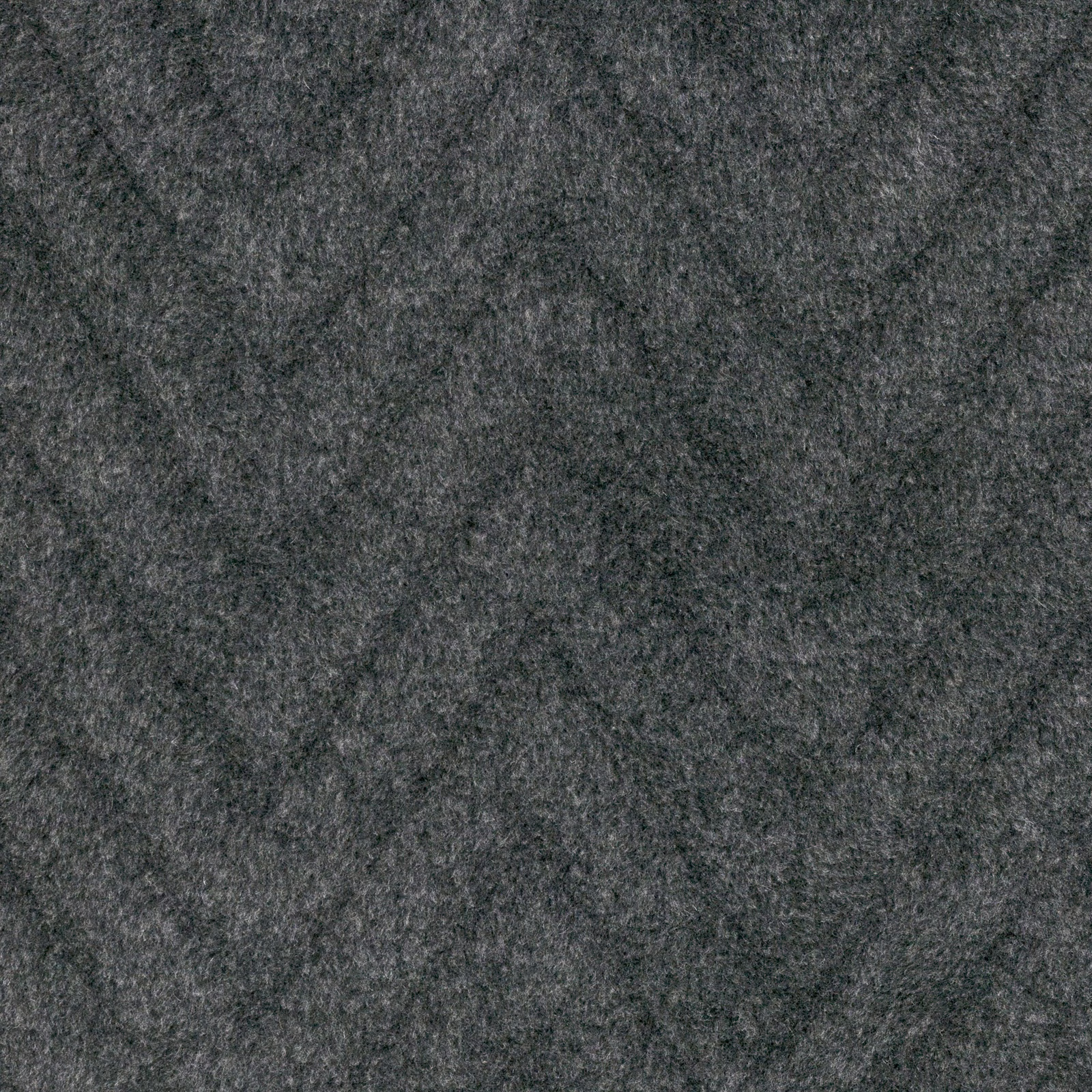 Close-up of dark slate-grey fabric with a softly mottled, fuzzy woven surface