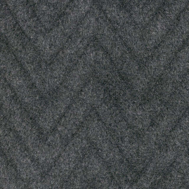 Close-up of dark slate-grey fabric with a softly mottled, fuzzy woven surface