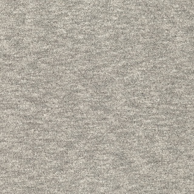 Mottled stone-grey textile with fine beige flecks and a close horizontal weave