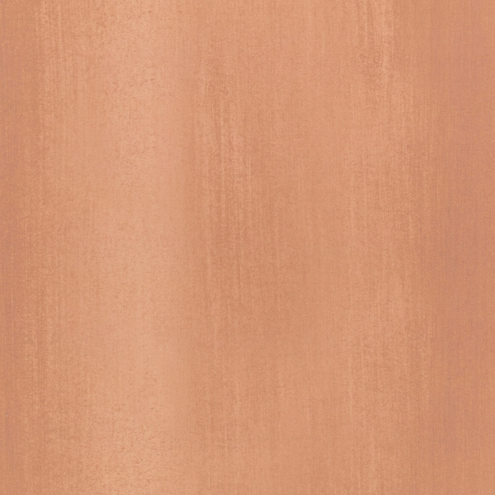Warm sienna terracotta wallpaper with subtle vertical brushed texture