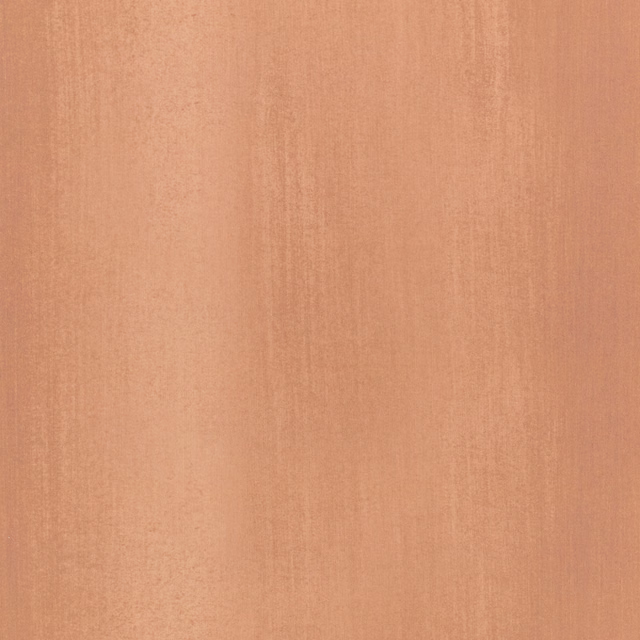 Warm sienna terracotta wallpaper with subtle vertical brushed texture