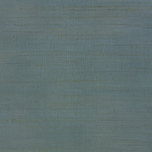 Muted Gulf blue-green wallcovering with fine horizontal striations and softly varied tonal texture