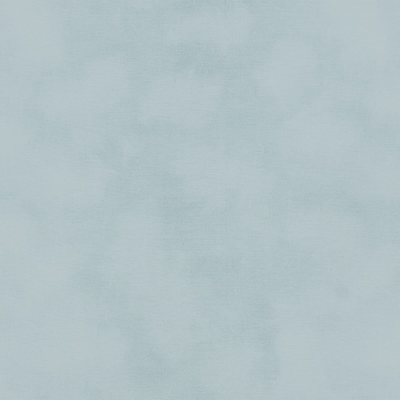 Pale mist-blue wallpaper with subtle cloudy tonal variation and a fine, quiet surface