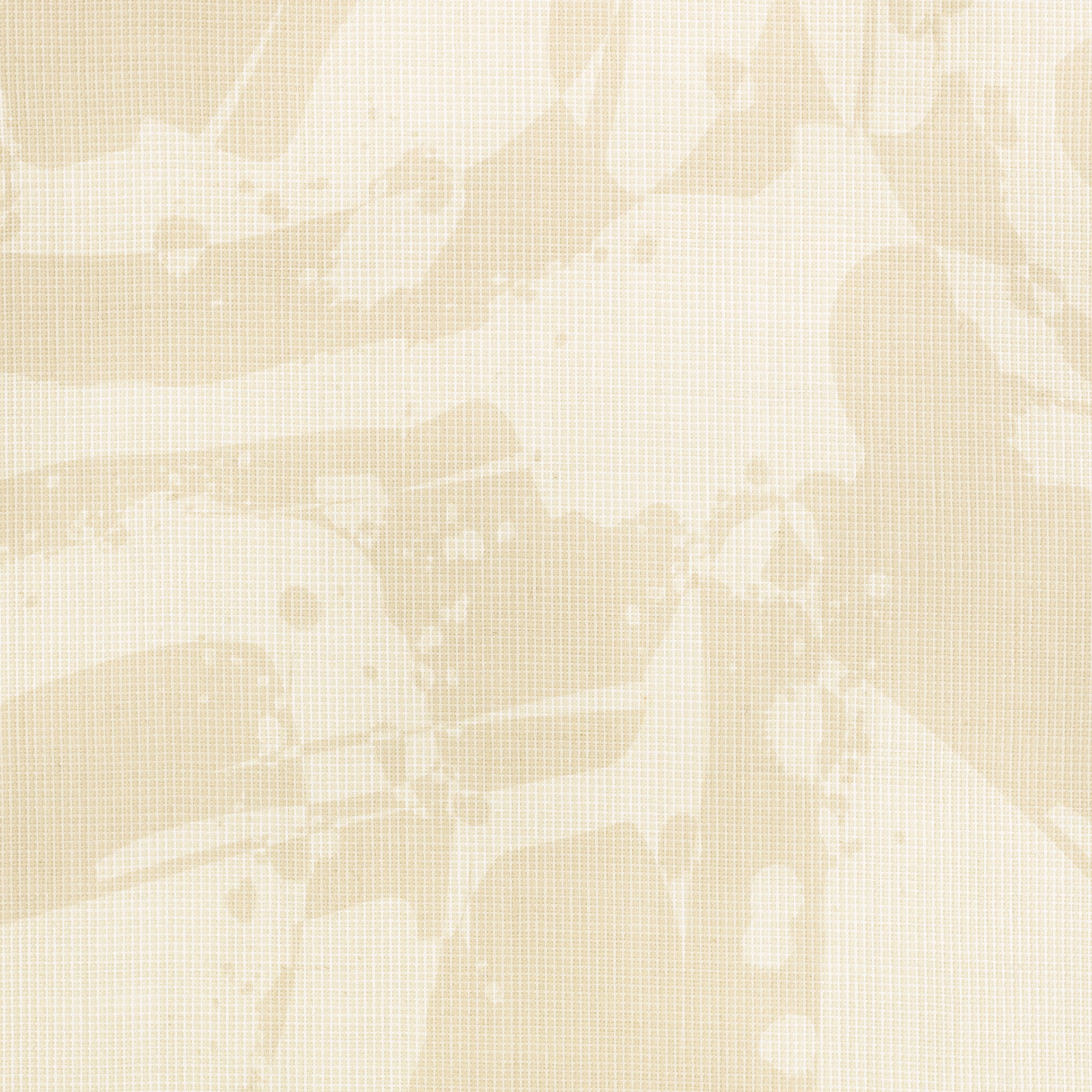 Pale chalk wallpaper with beige abstract mural shapes and a fine square grid
