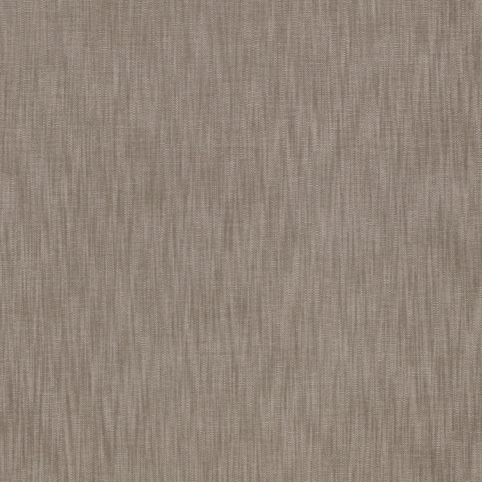 Muted taupe-grey woven textile with fine, uneven vertical striations
