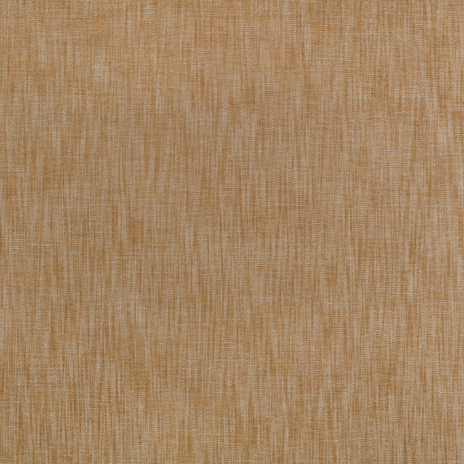 Close-up of warm harvest-gold woven fabric with fine vertical slub texture