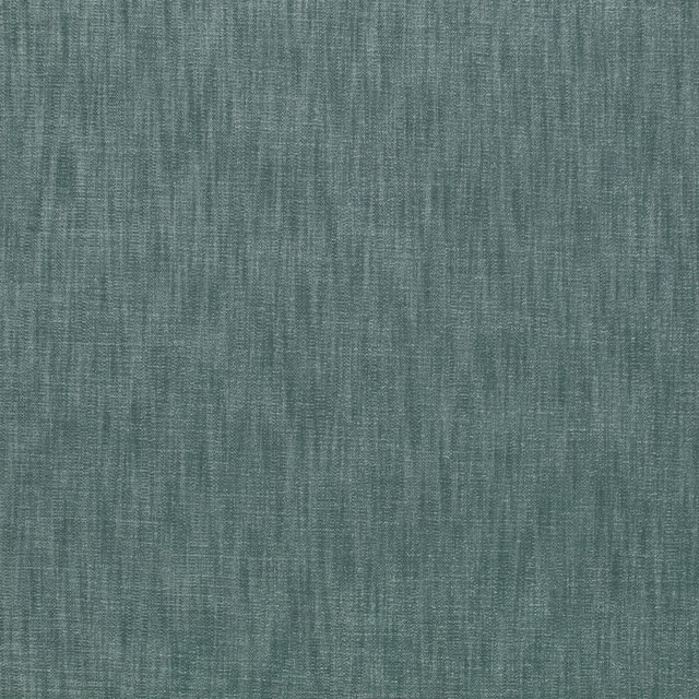 Muted blue-teal Wave Heath fabric with a softly striated vertical woven texture