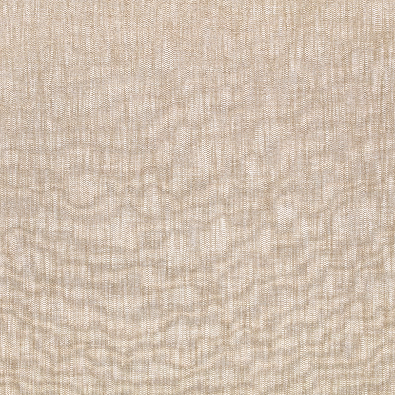 Warm jute-beige woven fabric with fine vertical wave lines and natural slub texture