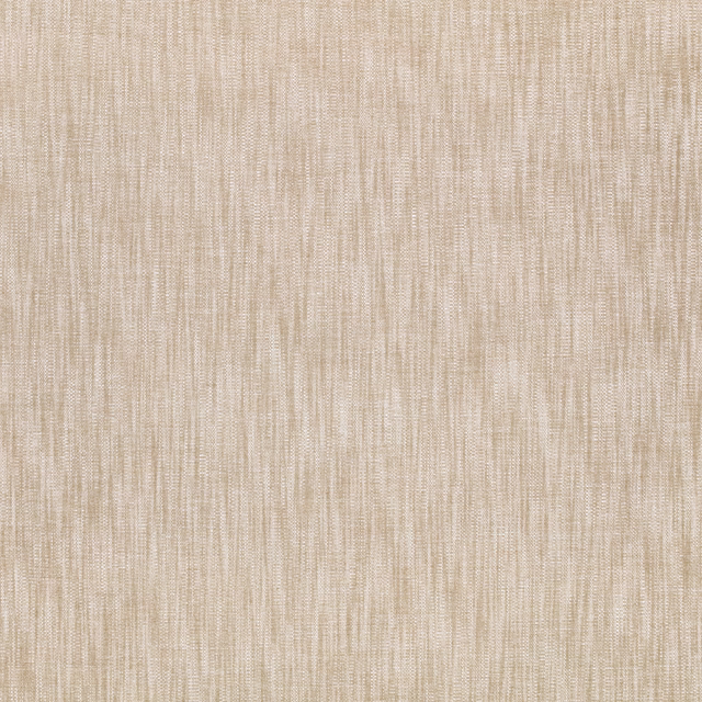 Warm jute-beige woven fabric with fine vertical wave lines and natural slub texture