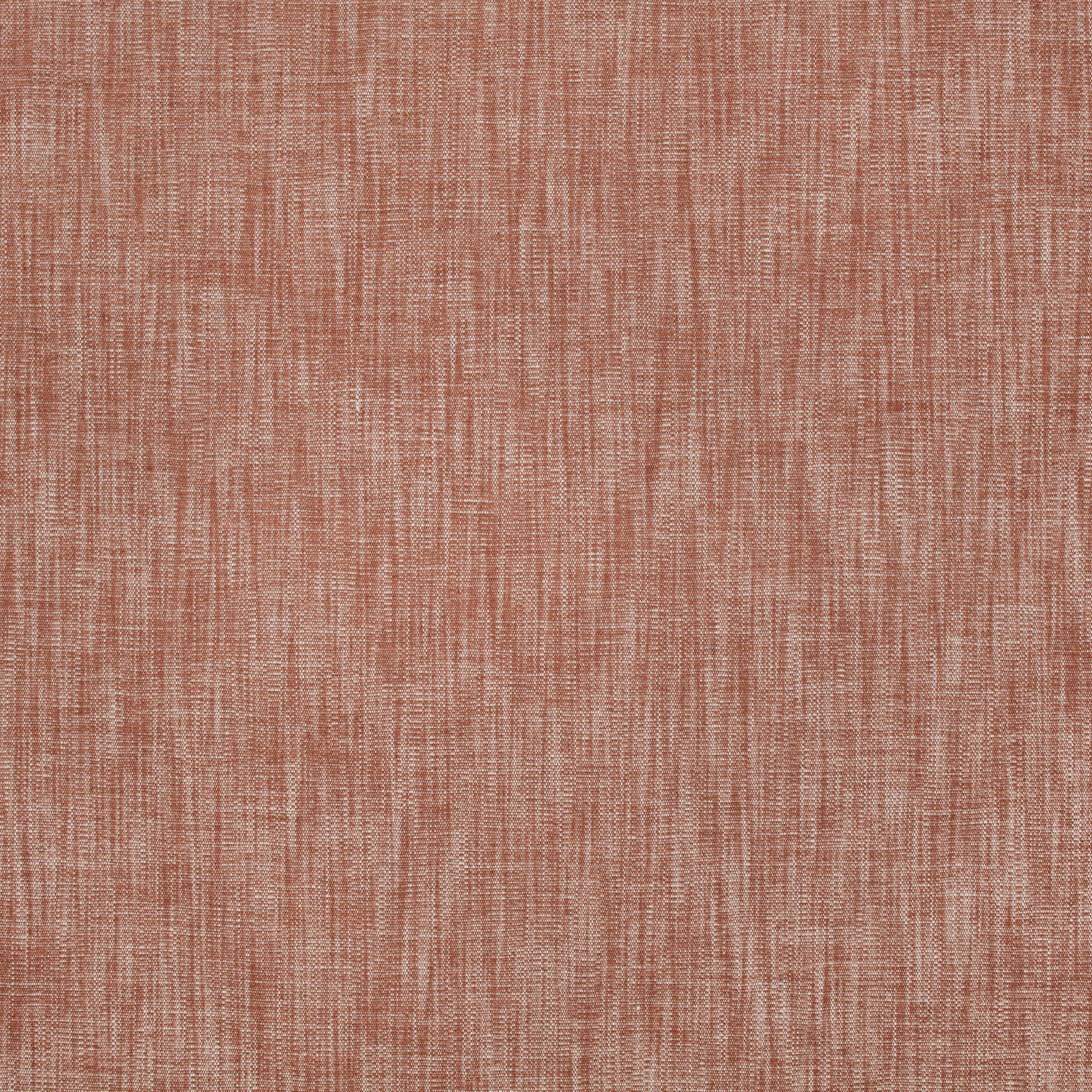 Muted rust terracotta fabric with fine vertical striations and woven crosshatch texture