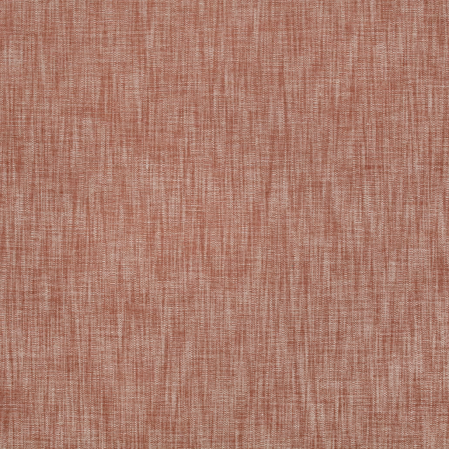 Muted rust terracotta fabric with fine vertical striations and woven crosshatch texture
