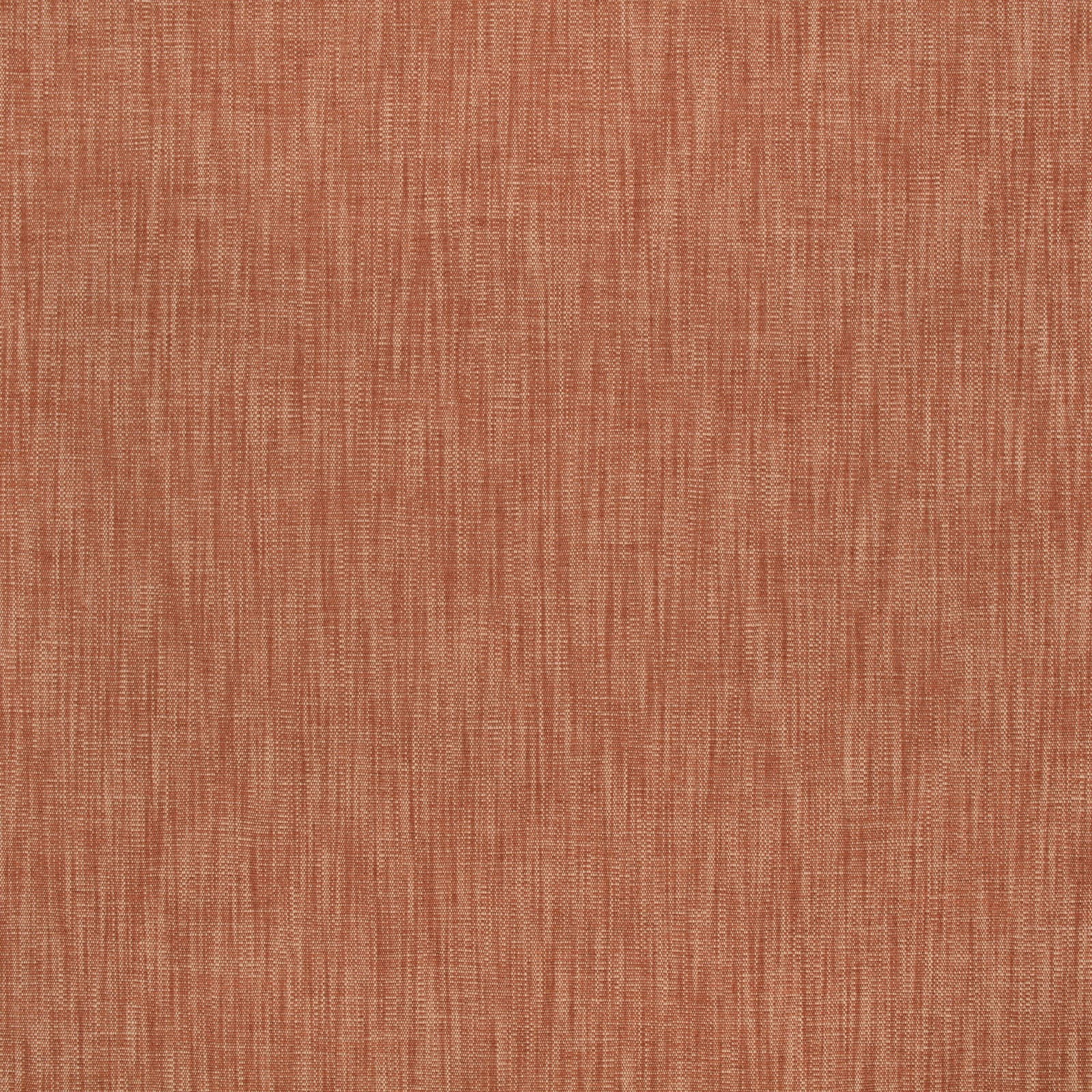 Warm terracotta woven fabric with fine vertical striations and subtle tonal variation