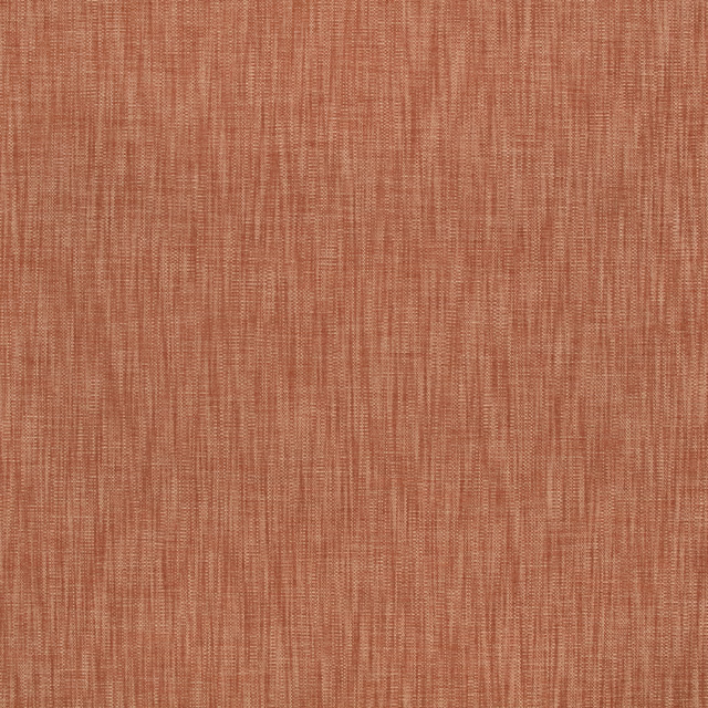 Warm terracotta woven fabric with fine vertical striations and subtle tonal variation