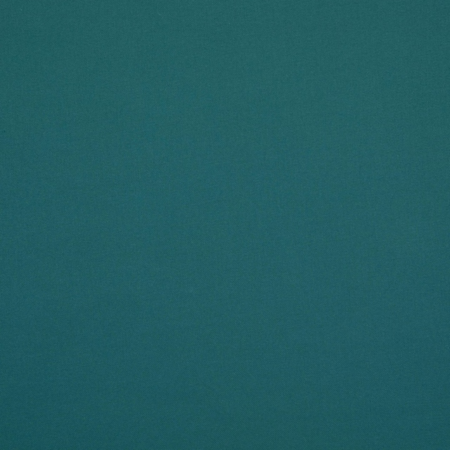 Deep duck teal plain fabric with a subtle fine woven texture