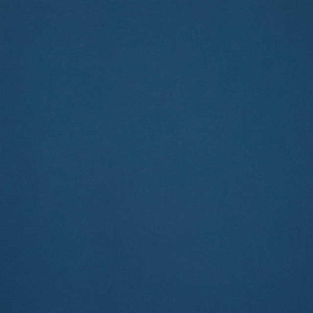 Deep Prussian blue plain fabric with a subtle, even woven texture