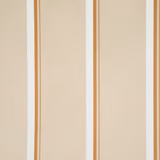 Warm ficelle beige textile with ochre pinstripes and a fine woven texture