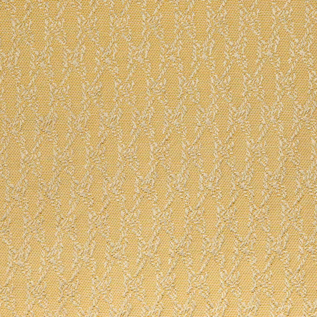Warm golden woven textile with fine pale meandering vertical lines