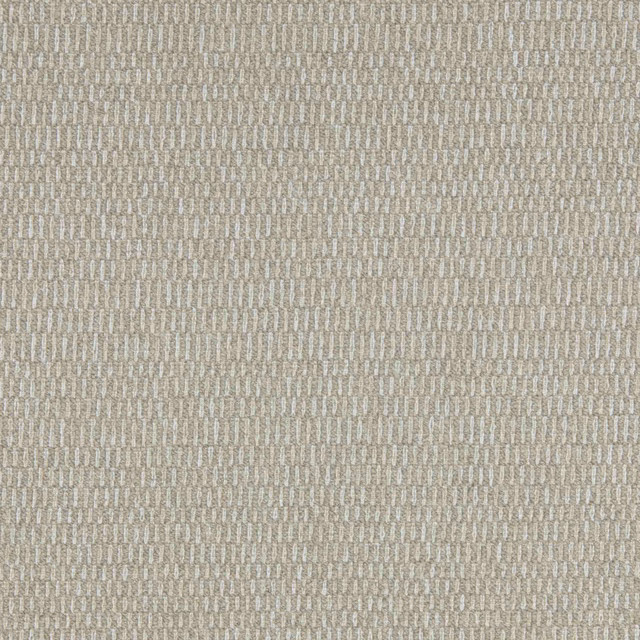 Pale greige-taupe upholstery weave with tiny vertical loop motifs and tactile texture
