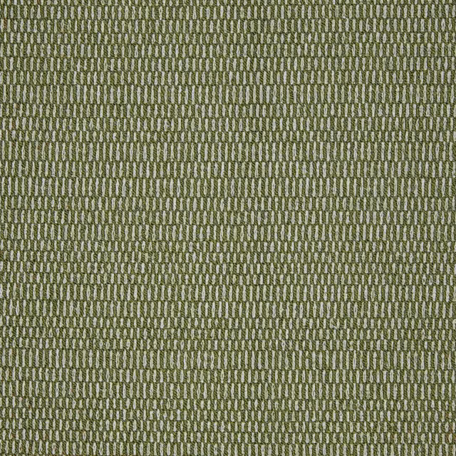Muted kaki-olive woven textile with fine vertical loops and softly irregular texture