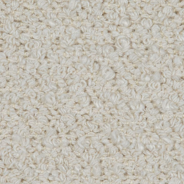 Warm beige looped upholstery texture with softly flecked ivory and tan highlights