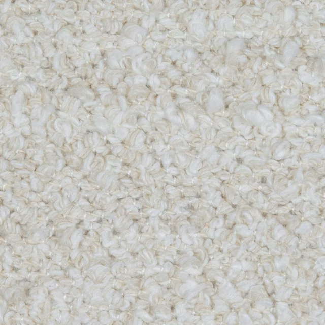 Warm ivory and oatmeal looped textile surface with softly irregular nubby texture